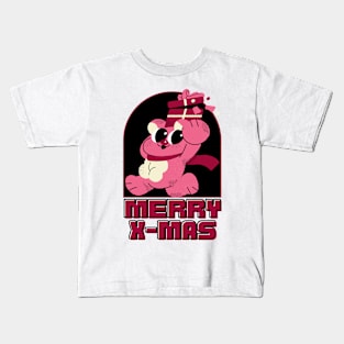 PINK STUFFED BEAR Kids T-Shirt